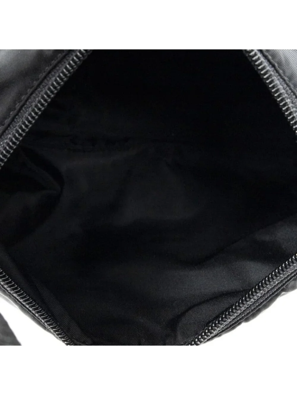 Prada Mini Zip Hobo Black Nylon Canvas - Picture 9 of 15